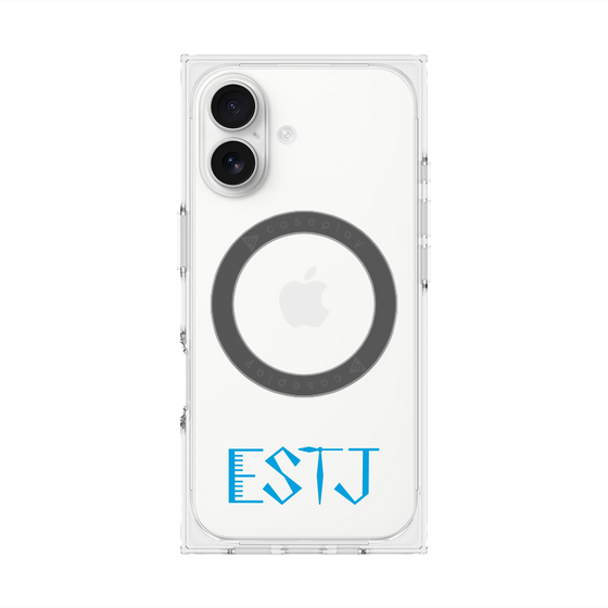 プレミアムスクエアケース with MagSafe［ オリジナル - ESTJ 幹部 - アルファベット ］