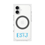 プレミアムスクエアケース with MagSafe［ オリジナル - ESTJ 幹部 - アルファベット ］