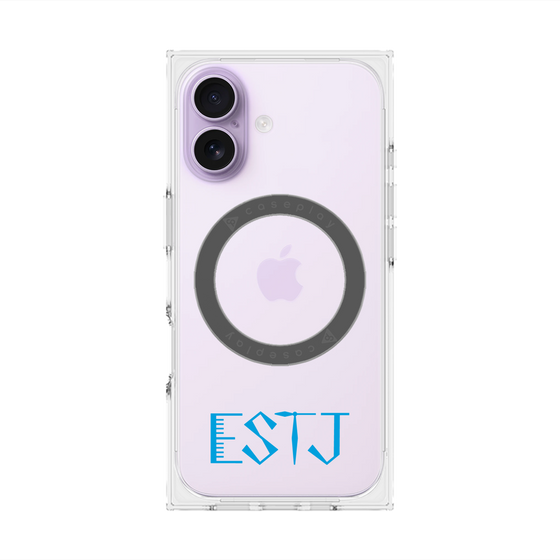 プレミアムスクエアケース with MagSafe［ オリジナル - ESTJ 幹部 - アルファベット ］
