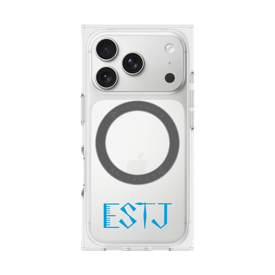 プレミアムスクエアケース with MagSafe［ オリジナル - ESTJ 幹部 - アルファベット ］