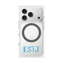 プレミアムスクエアケース with MagSafe［ オリジナル - ESTJ 幹部 - アルファベット ］