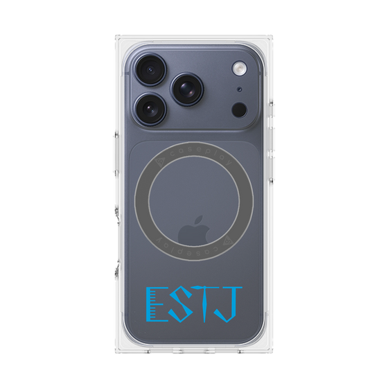 プレミアムスクエアケース with MagSafe［ オリジナル - ESTJ 幹部 - アルファベット ］