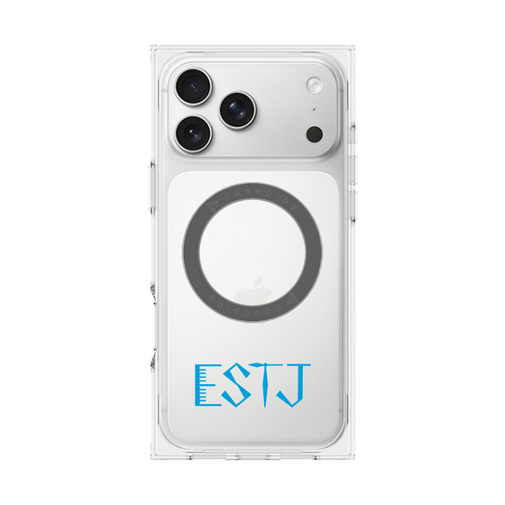 プレミアムスクエアケース with MagSafe［ オリジナル - ESTJ 幹部 - アルファベット ］