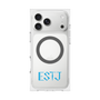 プレミアムスクエアケース with MagSafe［ オリジナル - ESTJ 幹部 - アルファベット ］