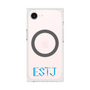 プレミアムスクエアケース with MagSafe［ オリジナル - ESTJ 幹部 - アルファベット ］