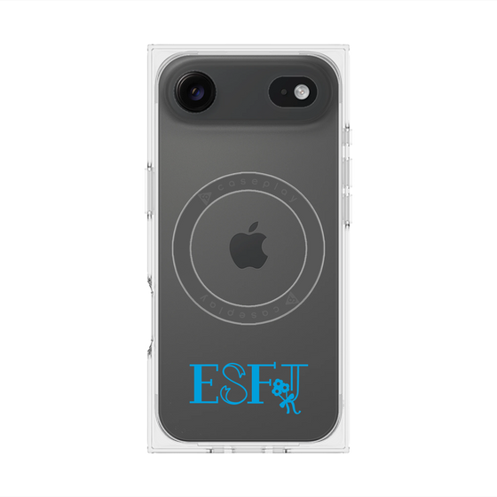 プレミアムスクエアケース with MagSafe［ オリジナル - ESFJ 領事 - アルファベット ］