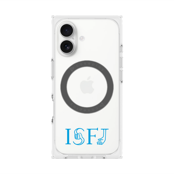 プレミアムスクエアケース with MagSafe［ オリジナル - ISFJ 擁護者 - アルファベット ］