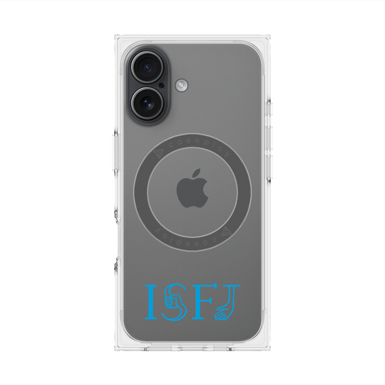 プレミアムスクエアケース with MagSafe［ オリジナル - ISFJ 擁護者 - アルファベット ］