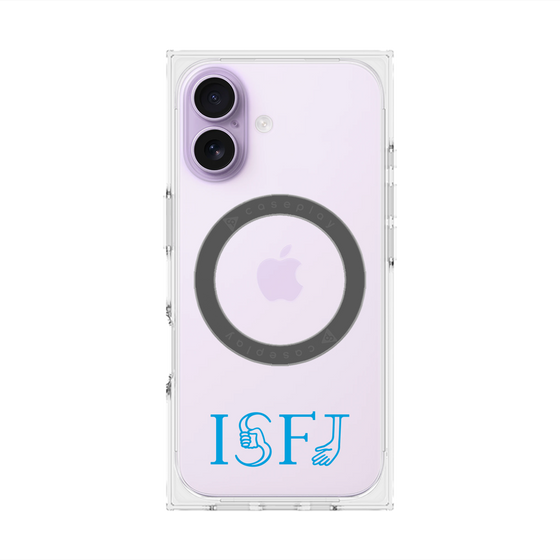 プレミアムスクエアケース with MagSafe［ オリジナル - ISFJ 擁護者 - アルファベット ］