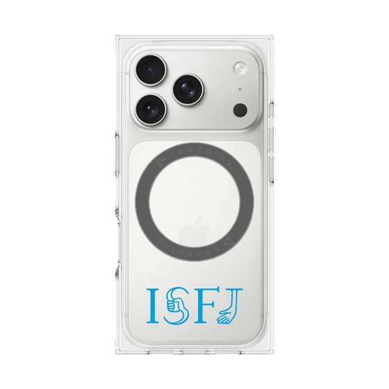 プレミアムスクエアケース with MagSafe［ オリジナル - ISFJ 擁護者 - アルファベット ］