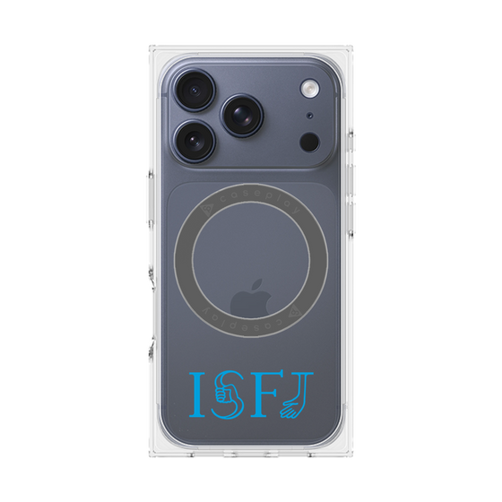 プレミアムスクエアケース with MagSafe［ オリジナル - ISFJ 擁護者 - アルファベット ］