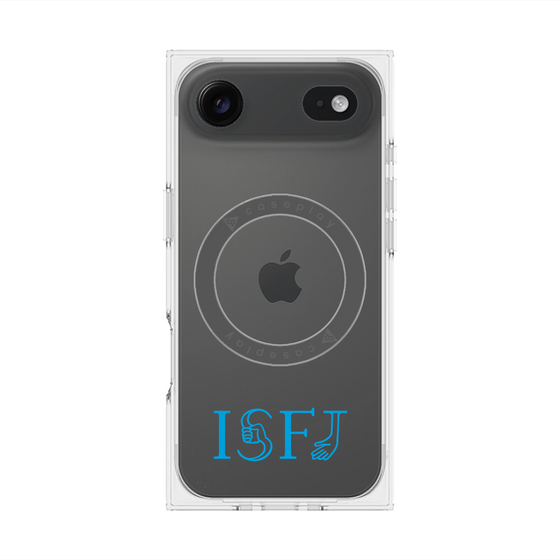 プレミアムスクエアケース with MagSafe［ オリジナル - ISFJ 擁護者 - アルファベット ］