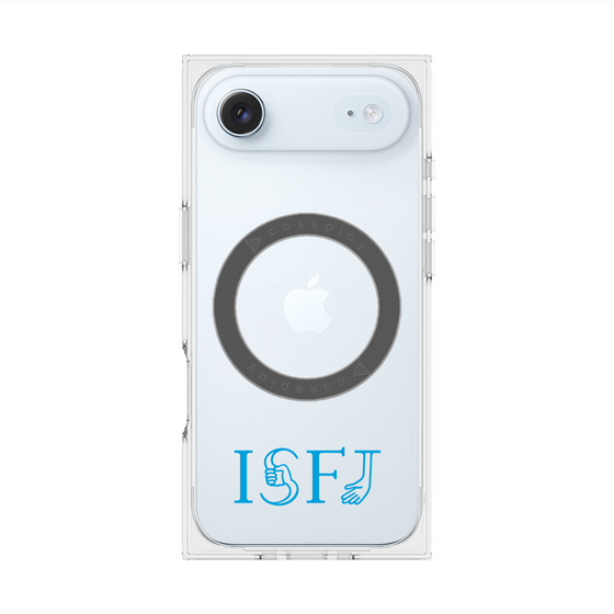 プレミアムスクエアケース with MagSafe［ オリジナル - ISFJ 擁護者 - アルファベット ］