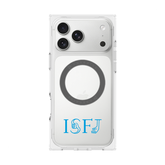 プレミアムスクエアケース with MagSafe［ オリジナル - ISFJ 擁護者 - アルファベット ］