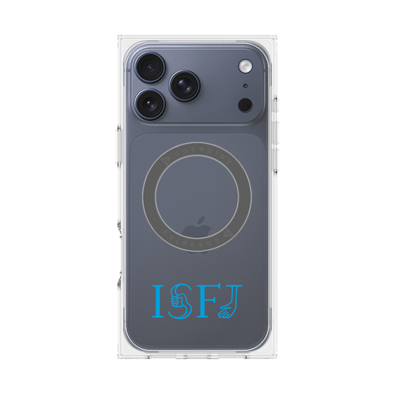プレミアムスクエアケース with MagSafe［ オリジナル - ISFJ 擁護者 - アルファベット ］