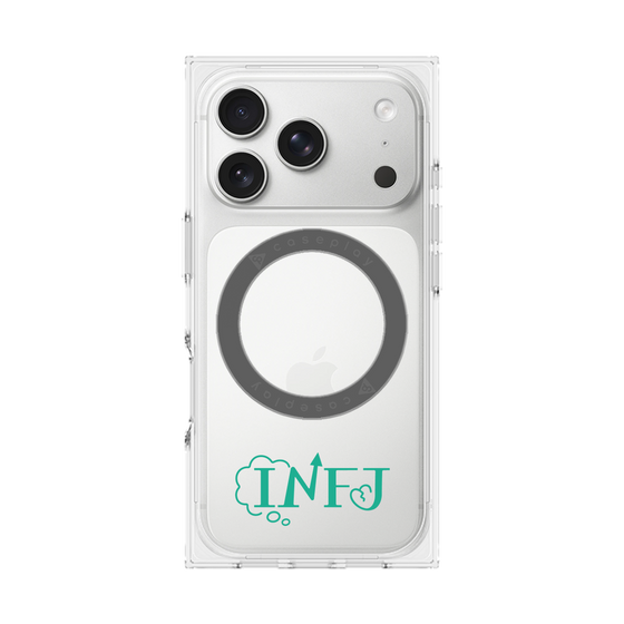 プレミアムスクエアケース with MagSafe［ オリジナル - INFJ 提唱者 - アルファベット ］