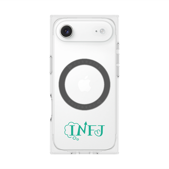 プレミアムスクエアケース with MagSafe［ オリジナル - INFJ 提唱者 - アルファベット ］