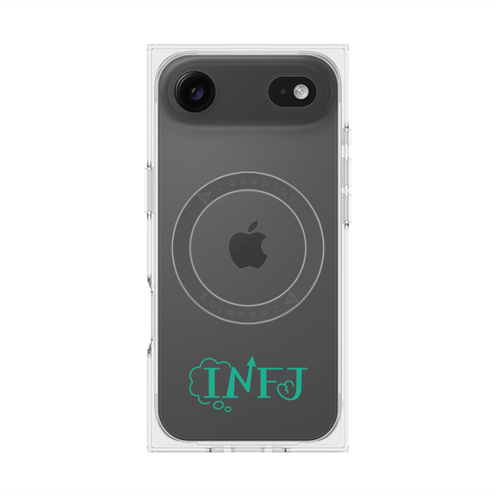 プレミアムスクエアケース with MagSafe［ オリジナル - INFJ 提唱者 - アルファベット ］