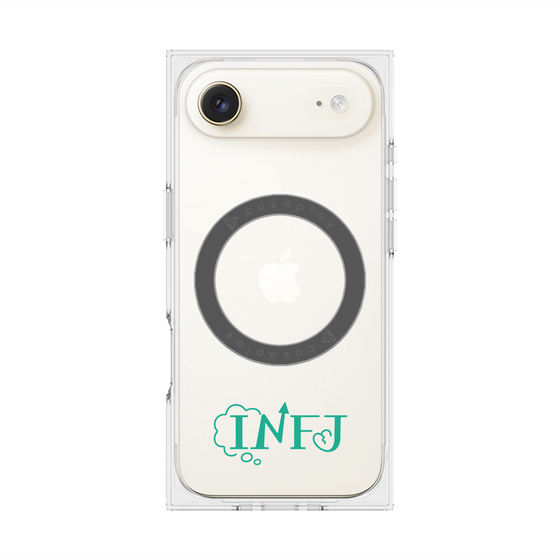 プレミアムスクエアケース with MagSafe［ オリジナル - INFJ 提唱者 - アルファベット ］