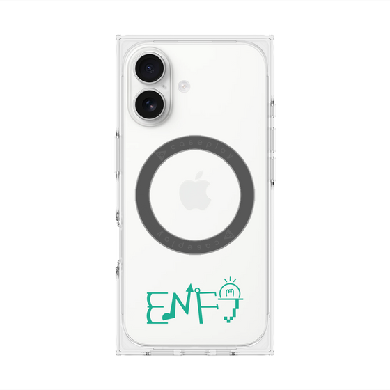 プレミアムスクエアケース with MagSafe［ オリジナル - ENFJ 主人公 - アルファベット ］