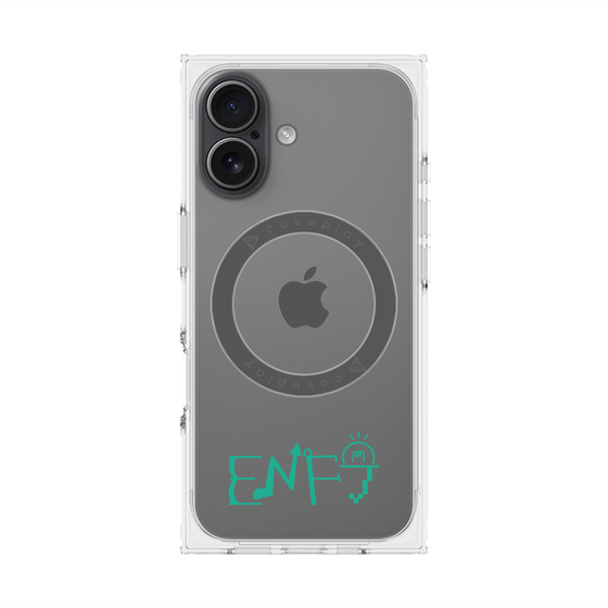 プレミアムスクエアケース with MagSafe［ オリジナル - ENFJ 主人公 - アルファベット ］