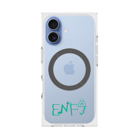 プレミアムスクエアケース with MagSafe［ オリジナル - ENFJ 主人公 - アルファベット ］