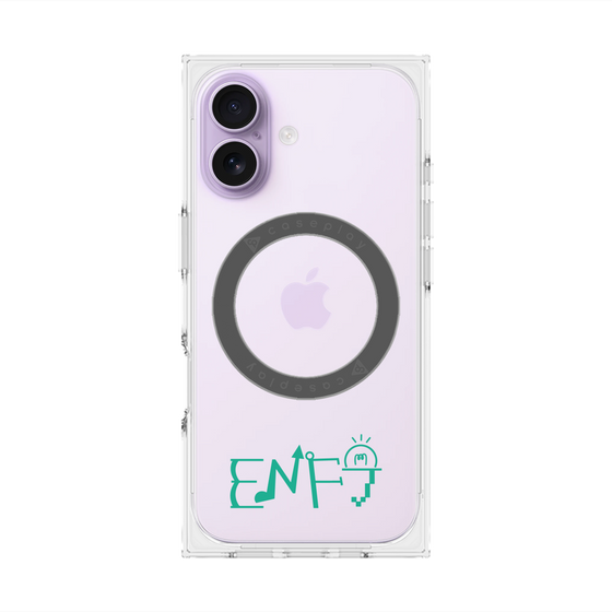 プレミアムスクエアケース with MagSafe［ オリジナル - ENFJ 主人公 - アルファベット ］