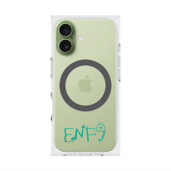 プレミアムスクエアケース with MagSafe［ オリジナル - ENFJ 主人公 - アルファベット ］