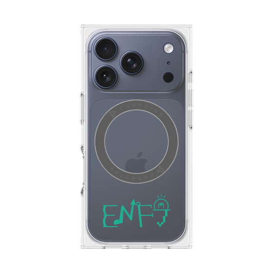 プレミアムスクエアケース with MagSafe［ オリジナル - ENFJ 主人公 - アルファベット ］