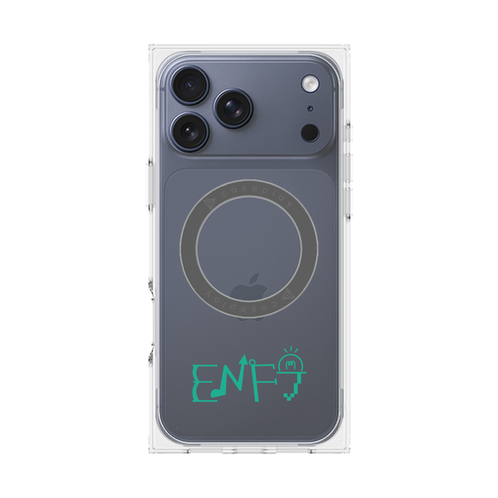 プレミアムスクエアケース with MagSafe［ オリジナル - ENFJ 主人公 - アルファベット ］