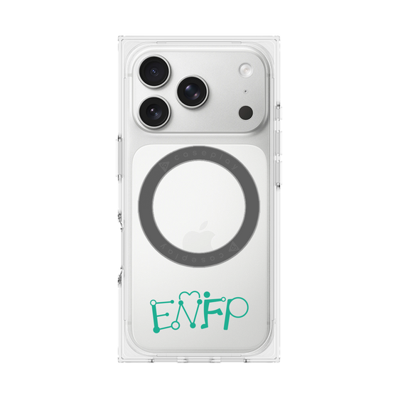 プレミアムスクエアケース with MagSafe［ オリジナル - ENFP 運動家 - アルファベット ］