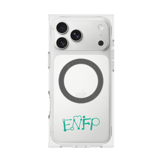 プレミアムスクエアケース with MagSafe［ オリジナル - ENFP 運動家 - アルファベット ］