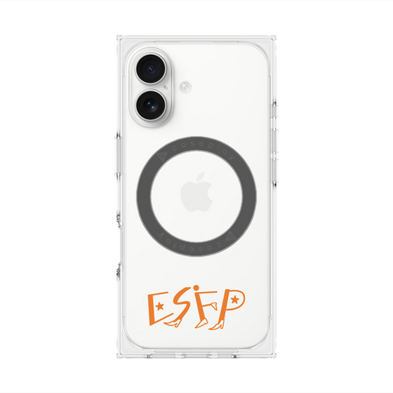 プレミアムスクエアケース with MagSafe［ オリジナル - ESFP エンターテイナー - アルファベット ］