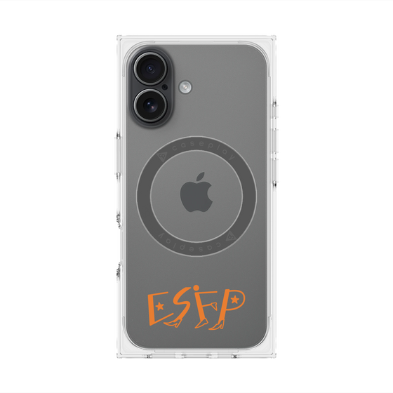 プレミアムスクエアケース with MagSafe［ オリジナル - ESFP エンターテイナー - アルファベット ］