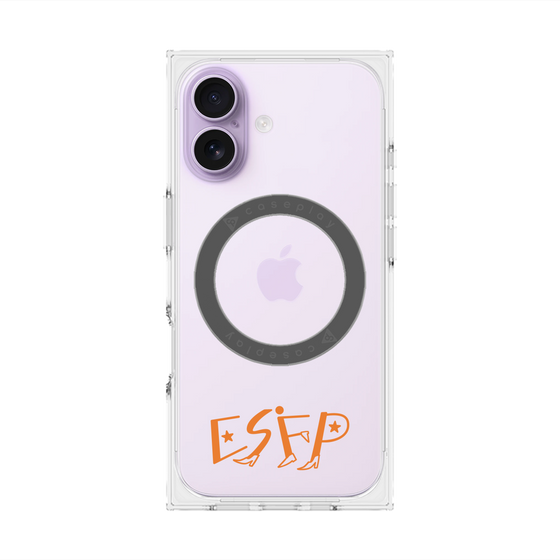 プレミアムスクエアケース with MagSafe［ オリジナル - ESFP エンターテイナー - アルファベット ］