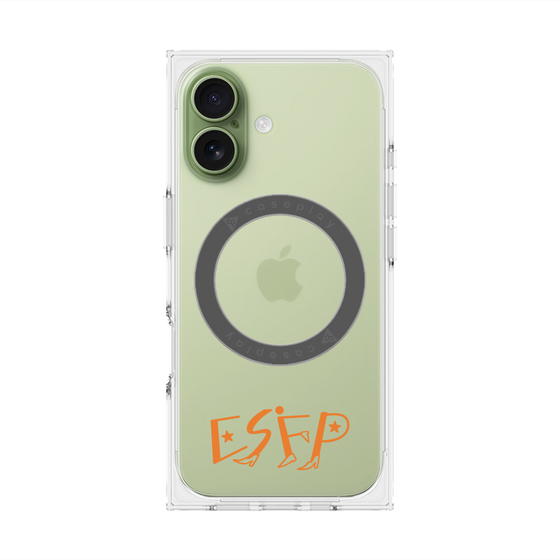 プレミアムスクエアケース with MagSafe［ オリジナル - ESFP エンターテイナー - アルファベット ］