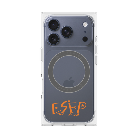 プレミアムスクエアケース with MagSafe［ オリジナル - ESFP エンターテイナー - アルファベット ］