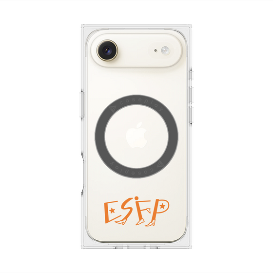 プレミアムスクエアケース with MagSafe［ オリジナル - ESFP エンターテイナー - アルファベット ］