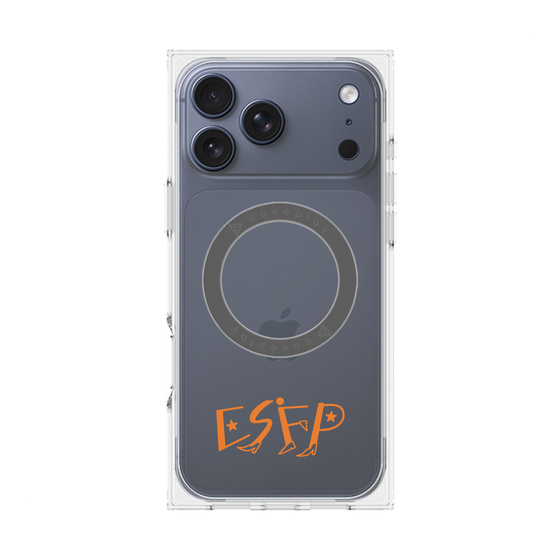 プレミアムスクエアケース with MagSafe［ オリジナル - ESFP エンターテイナー - アルファベット ］