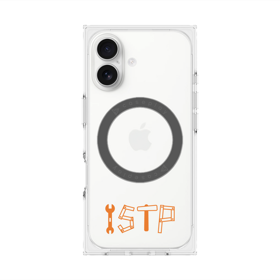 プレミアムスクエアケース with MagSafe［ オリジナル - ISTP 巨匠 - アルファベット ］