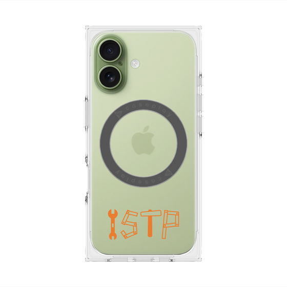 プレミアムスクエアケース with MagSafe［ オリジナル - ISTP 巨匠 - アルファベット ］
