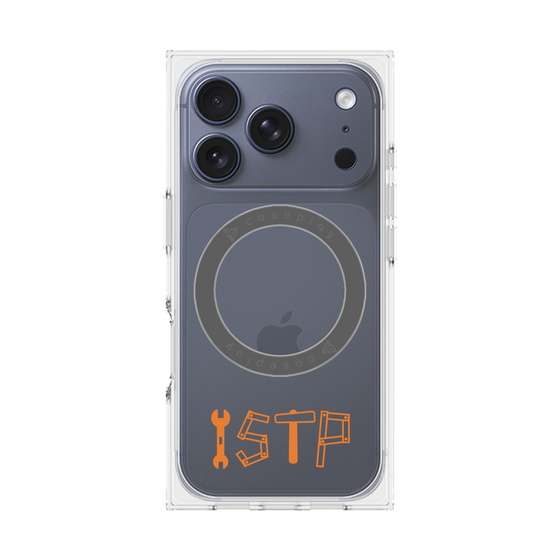 プレミアムスクエアケース with MagSafe［ オリジナル - ISTP 巨匠 - アルファベット ］