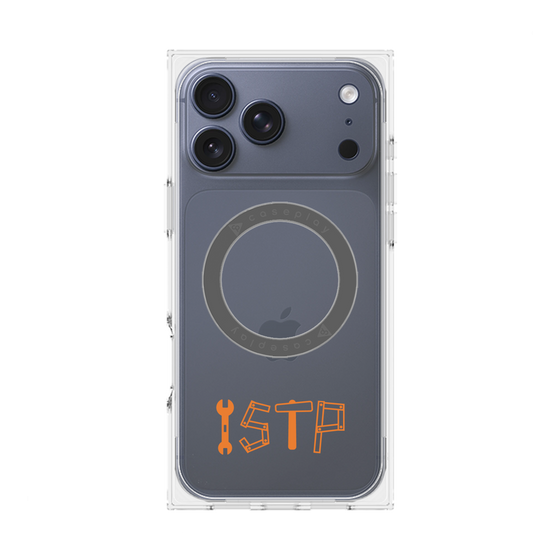 プレミアムスクエアケース with MagSafe［ オリジナル - ISTP 巨匠 - アルファベット ］
