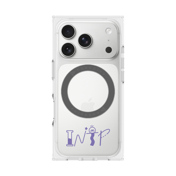 プレミアムスクエアケース with MagSafe［ オリジナル - INTP 論理学者 - アルファベット ］