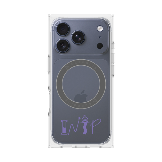 プレミアムスクエアケース with MagSafe［ オリジナル - INTP 論理学者 - アルファベット ］