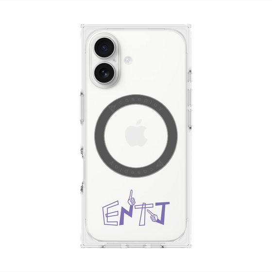 プレミアムスクエアケース with MagSafe［ オリジナル - ENTJ 指揮官 - アルファベット ］