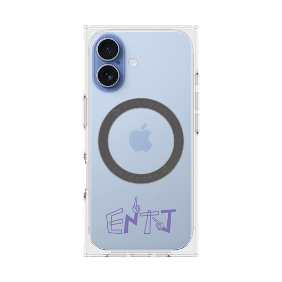 プレミアムスクエアケース with MagSafe［ オリジナル - ENTJ 指揮官 - アルファベット ］