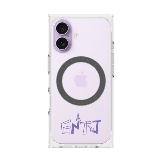 プレミアムスクエアケース with MagSafe［ オリジナル - ENTJ 指揮官 - アルファベット ］