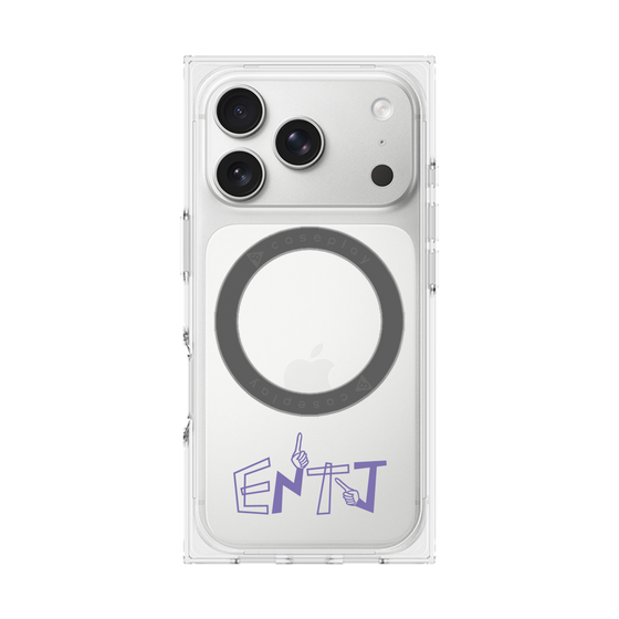 プレミアムスクエアケース with MagSafe［ オリジナル - ENTJ 指揮官 - アルファベット ］