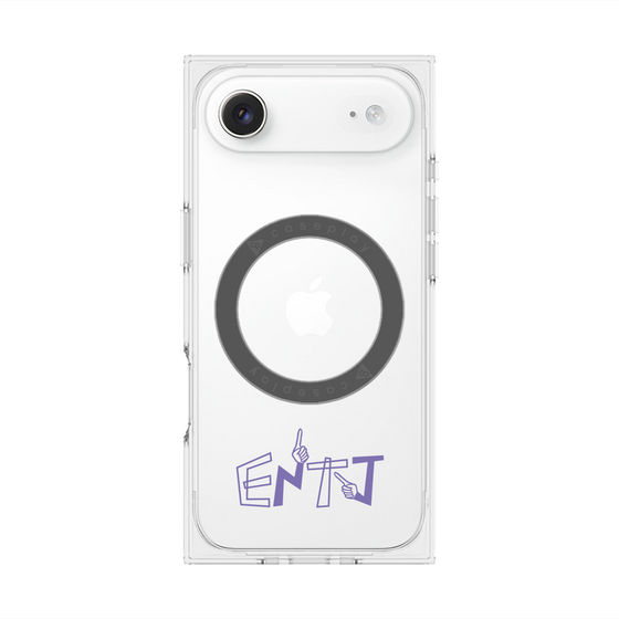 プレミアムスクエアケース with MagSafe［ オリジナル - ENTJ 指揮官 - アルファベット ］